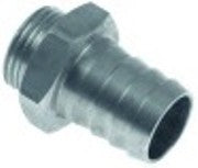 attacco per tubo filetto 1/2" dritta tubo diametro  19mm inox conf. 1 pz