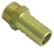 attacco per tubo ottone dritta filetto 3/8" tubo diametro  14mm con. 1 pz