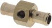 attacco per tubo filetto 1/8" f manicotto diametro  13,5mm lungh. man. 28,5mm lungh. totale 58mm ottone