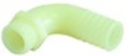 attacco per tubo curvo plastica diametro  3/4"mm