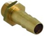 attacco per tubo ottone dritta filetto 3/8" tubo diametro  12mm con. 1 pz