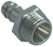 attacco per tubo ottone nichelato dritta filetto 1/2" tubo diametro  17mm con. 1 pz