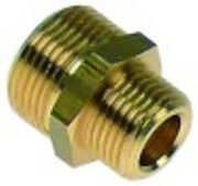 nipplo doppio ottone filetto 1/2" - 3/4" conf. 1 pz