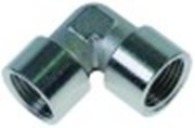 raccordo ad angolo filetto 1/2" f - 1/2" f ottone nichelato