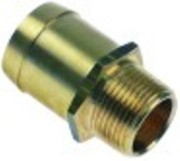 attacco per tubo ottone dritta filetto 3/4" tubo diametro  30mm con. 1 pz