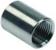manicotto filetto 1/2" - 1/2" acciaio inox lungh. totale 32mm