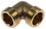 raccordo ad angolo filetto 1/2" m - 1/2" m ottone
