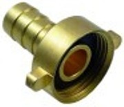 attacco per tubo ottone dritta filetto 3/4" tubo diametro  13mm con. 1 pz