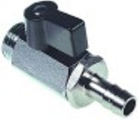 valvola a sfera maniglia diametro  27mm entrata 1/2" m impugnatura ad alette manicotto diametro  12mm