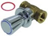 valvola di arresto attacco 1/2" vitone a bagno d'olio 1/2" freddo/caldo