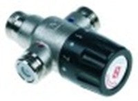 valvola di miscelazione filetto 1/2" m termostatica entrata 1/2" m uscita 1/2"
