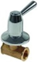 valvola di arresto attacco 1/2" dritta lunghezza 54mm filettatura di rosetta g2 26x19g