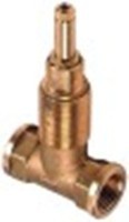 valvola di arresto attacco 1/2" 1/2" dritta lunghezza 52mm filettatura di rosetta g2 26x19g