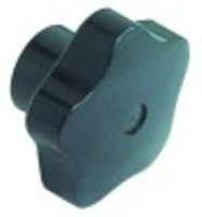 manopola a stella foro diametro  10mm diametro  58mm l 38mm nero