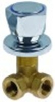 valvola di arresto attacco 1/2" 1/2" freddo lunghezza 30mm pos. di montaggio sx