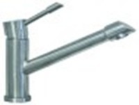 miscelatore monoforo e monocomando inox cartuccia in ceramica diametro 35mm distanza canna 208mm