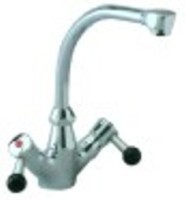 miscelatore monoforo sporgenza 300mm altezza canna 230mm 1/4 di giro attacco 1/2"