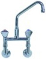 miscelatore biforo a parete vitone a bagno d'olio 1/2" distanza canna 250mm