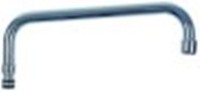 canna tubo diametro  18mm sporgenza 250mm altezza canna 15mm senza ghiera