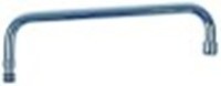 canna tubo diametro  18mm sporgenza 300mm altezza canna 15mm senza ghiera