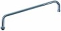 canna tubo diametro  24mm sporgenza 450mm altezza canna 115mm con ghiera g 1"