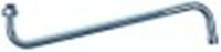 canna a s tubo diametro  24mm sporgenza 450mm altezza canna 90mm con ghiera g 1"