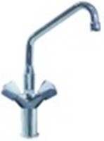 miscelatore monoforo vitone in ceramica 1/2" 180° distanza canna 250mm altezza canna 290mm