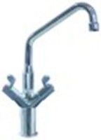 miscelatore monoforo vitone in ceramica 1/2" 90° distanza canna 300mm altezza canna 290mm