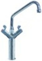 miscelatore monoforo vitone in ceramica 1/2" 90° distanza canna 300mm altezza canna 390mm