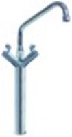 miscelatore monoforo vitone in ceramica 1/2" 90° distanza canna 250mm altezza canna 590mm
