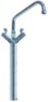 miscelatore monoforo vitone in ceramica 1/2" 90° distanza canna 250mm altezza canna 590mm