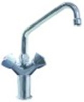 miscelatore monoforo vitone in ceramica 1/2" 180° distanza canna 200mm altezza canna 280mm
