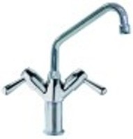 miscelatore monoforo vitone in ceramica 1/2" 90° distanza canna 300mm altezza canna 340mm