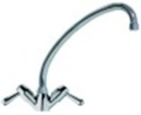 miscelatore monoforo vitone in ceramica 1/2" 90° distanza canna 250mm altezza canna 265mm