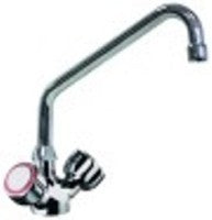 miscelatore monoforo sporgenza 250mm altezza canna 200mm vitone a bagno d'olio