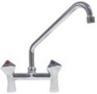 miscelatore biforo vitone a bagno d'olio 1/2" distanza canna 200mm altezza canna 205mm