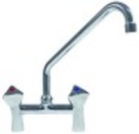miscelatore biforo vitone a bagno d'olio 1/2" distanza canna 300mm altezza canna 265mm