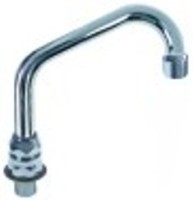 erogatore attacco 1/2" m tubo diametro  18mm sporgenza 300mm h tot. 270mm altezza canna 205mm