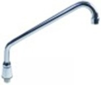 erogatore attacco 1/2" m tubo diametro  18mm sporgenza 250mm h tot. 260mm altezza canna 195mm