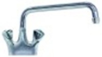 miscelatore biforo vitone in ceramica 3/4" 180° distanza canna 300mm altezza canna 110mm canna a u