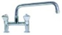 miscelatore biforo vitone in ceramica 3/4" 180° distanza canna 250mm altezza canna 110mm