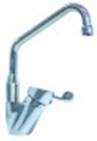 miscelatore monoforo e monocomando leva corta distanza canna 200mm altezza canna 205mm