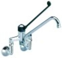 rubinetto monocomando a parete leva lunga cartuccia ceramica diametro 40mm distanza canna 250mm