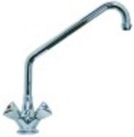 miscelatore monoforo vitone in ceramica 3/4" 180° distanza canna 400mm altezza canna 250mm canna