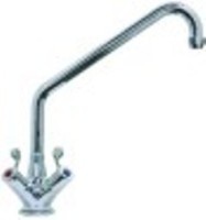 miscelatore monoforo vitone in ceramica 3/4" 90° distanza canna 300mm altezza canna 410mm