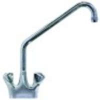 miscelatore biforo vitone in ceramica 3/4" 180° distanza canna 250mm altezza canna 165mm canna