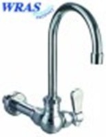 rubinetto monoacqua a parete vitone a bagno d'olio distanza canna 145mm altezza canna 260mm