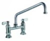 miscelatore biforo vitone a bagno d'olio distanza canna 350mm altezza canna 210mm canna
