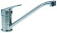 miscelatore monoforo e monocomando inox cartuccia ceramica diametro 40mm distanza canna 230mm