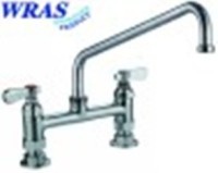 miscelatore biforo vitone a bagno d'olio distanza canna 155mm altezza canna 150mm canna